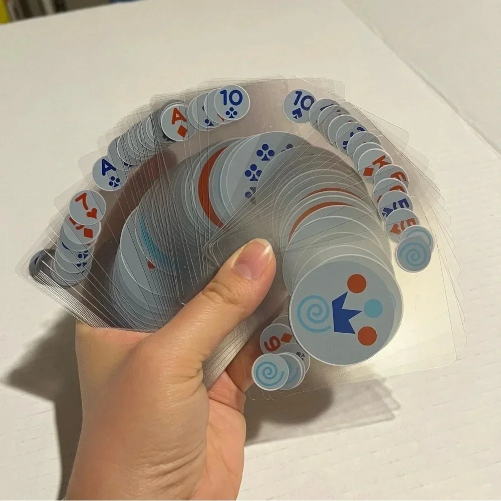 Invisible Playing Cards Pieter Woudt Design Kikkerland Complete w/Hard Case